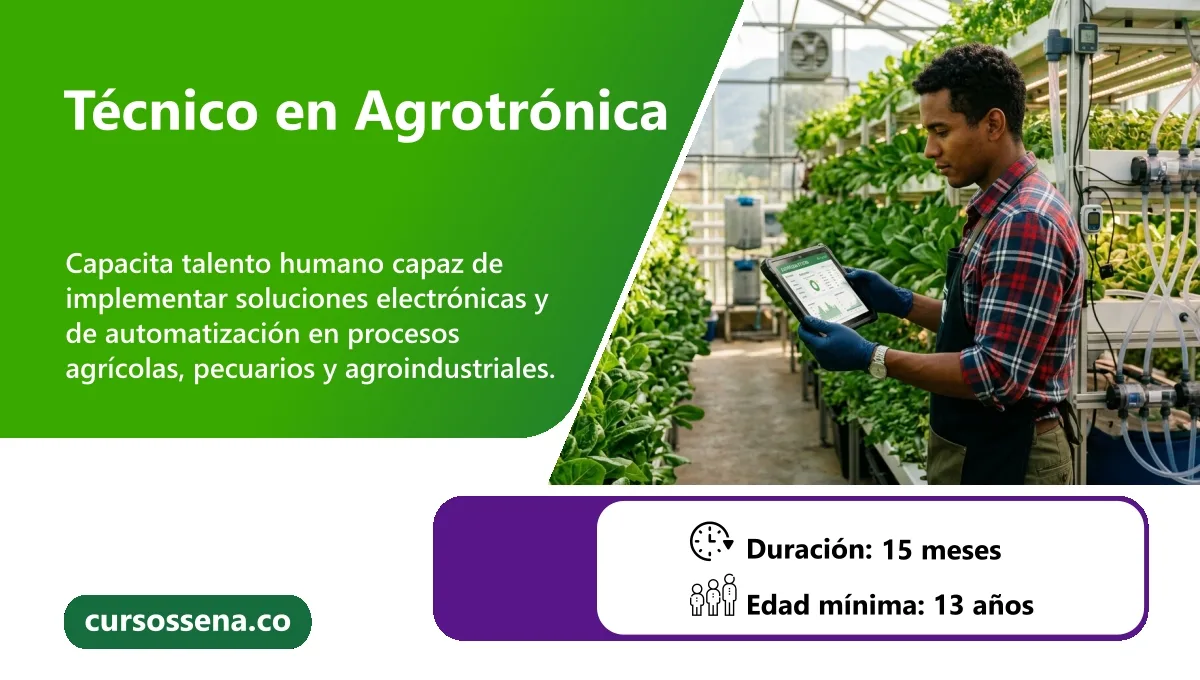 Guía para estudiar Técnico en Agrotrónica en el SENA Requisitos y pasos en Colombia